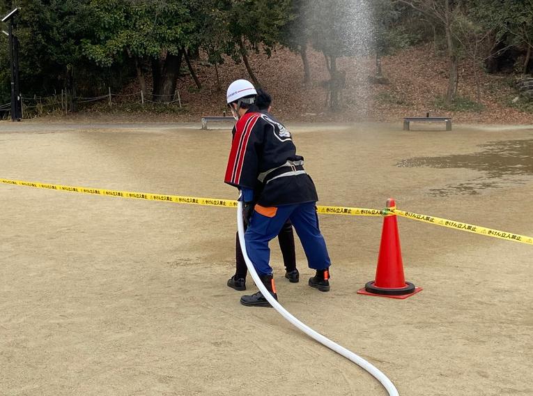 放水 初期消火