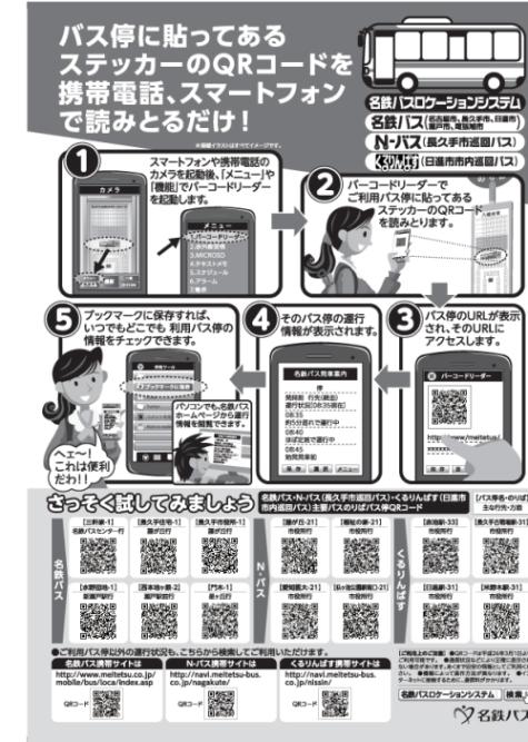 バスロケ周知チラシ裏面