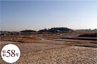 昭和58年頃の丸根土地改良区美田
