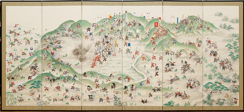 徳川美術館所蔵「長久手合戦図屛風」復元模写