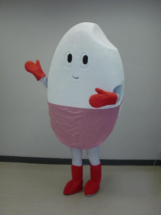 長久手米粉キャンペーンママ こめこさんのマスコットキャラクターの写真
