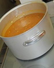 できあがったカレーの写真