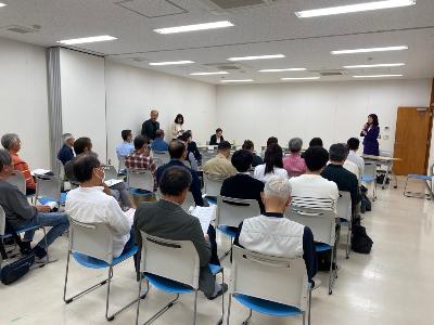 西まち協の総会に参加しました