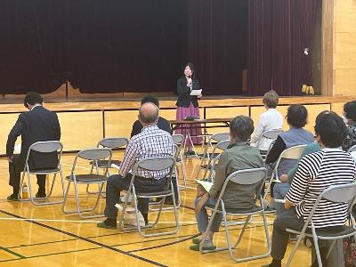 市が洞小学校区まちづくり協議会総会が開かれました。