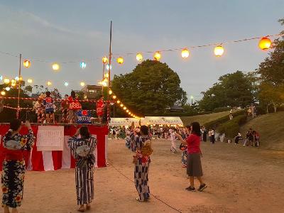 長東会盆踊大会に参加しました。