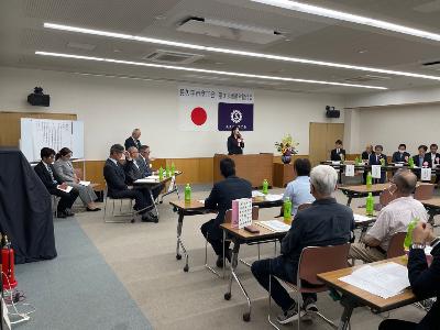 商工会総代会に出席しました。