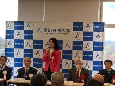 愛知医科大学病院様のラピッド・ドクターカーお披露目会に出席しました。