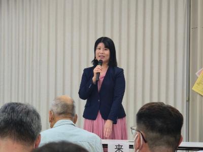 北小学校区まちづくり協議会総会に出席しました。