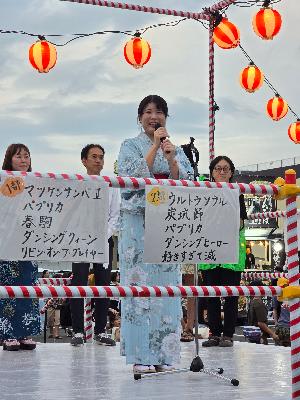 市が洞小学校区の夏まつり「いっちーふるさとサマーナイト」に参加しました。