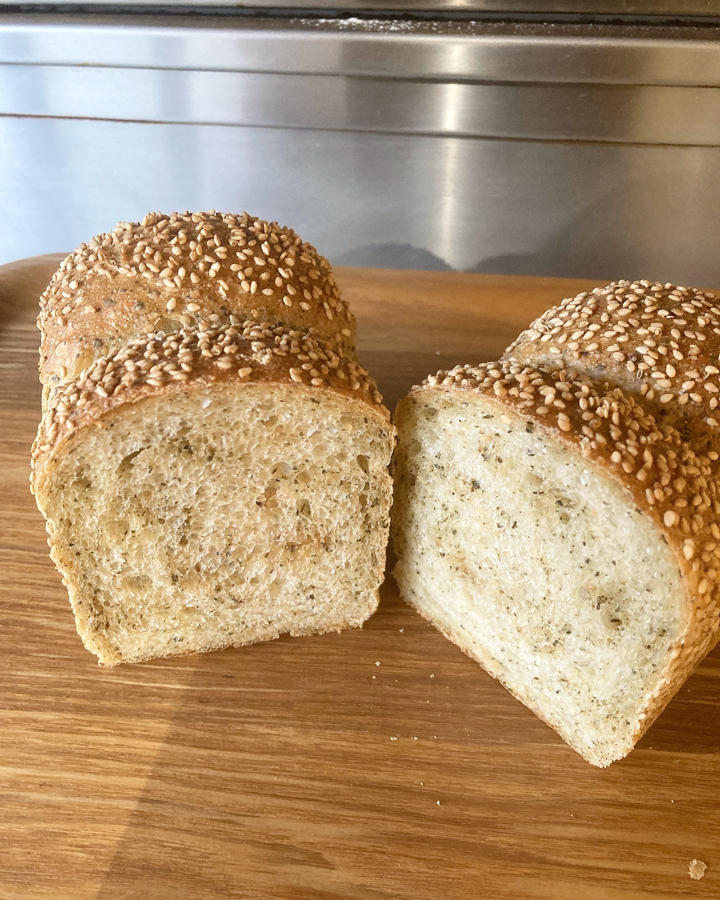 ほうれん草食パン