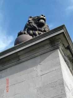 ライオン像の写真