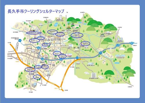 長久手市クーリングシェルターマップ