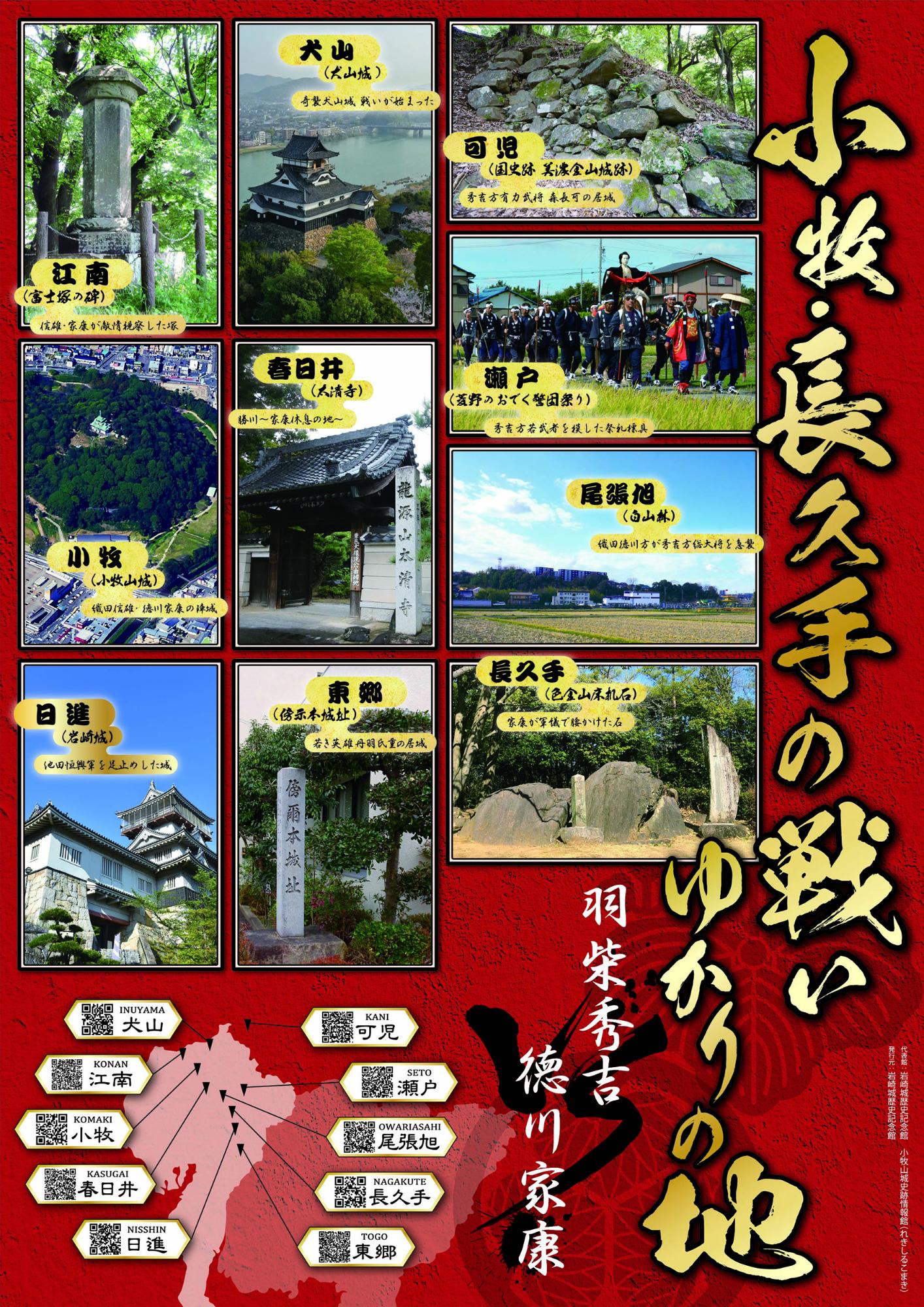 小牧・長久手の戦い同盟ポスター