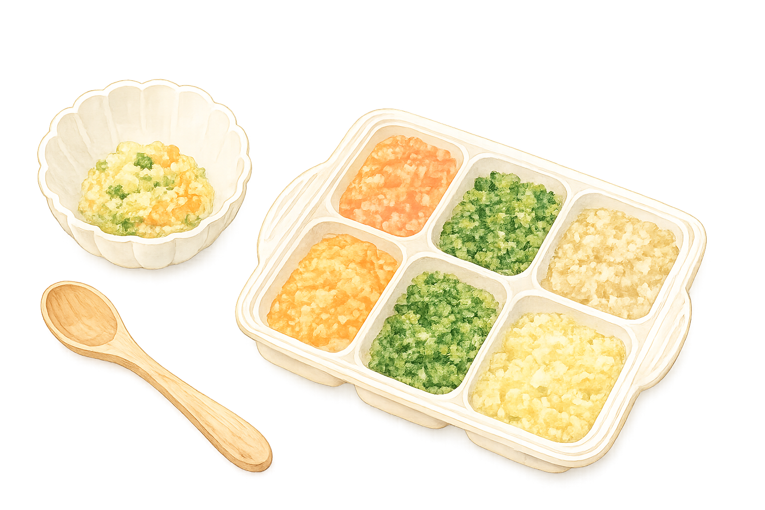 離乳食挿絵