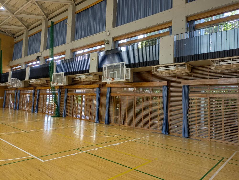 北中学校体育館（拡大）
