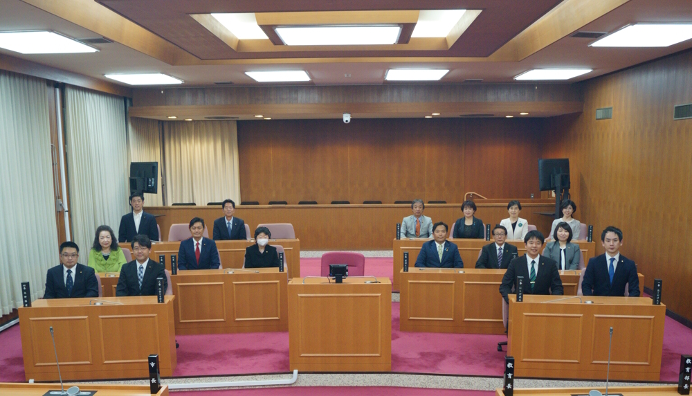 市議会の様子の写真