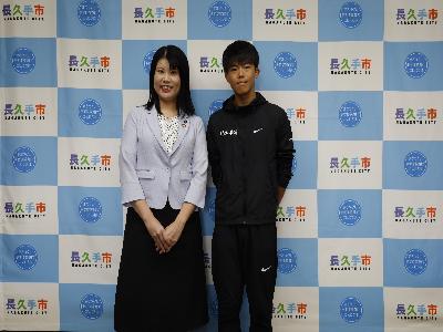 佐々木哲さんが表敬訪問に来てくださりました。