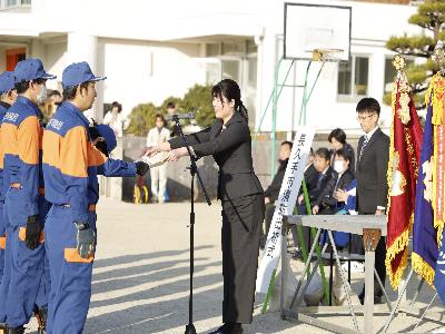長久手市の消防出初式に参加しました