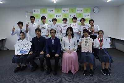 北中学校及び南中学校の皆様にお越しいただきました。