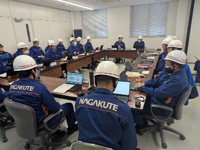 災害対策本部員訓練を行いました。