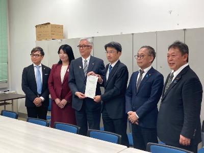 通交付税不交付団体における財源充実に関する要望活動に参加しました。