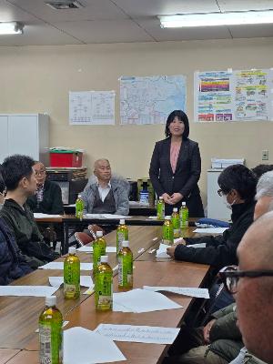 北熊区の新旧役員交代会に出席しました。